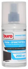 Комплект Buro BU-Gel_screen для экранов и оптики (салфетки + гель) 200 мл.