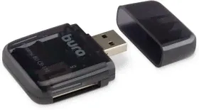 Картридер внешний Buro BU-CR-110, черный