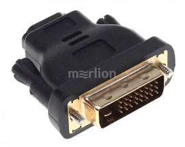 Переходник Buro DVI-D (m) HDMI (f) (BHP RET ADA_HDMI-DVI) черный
