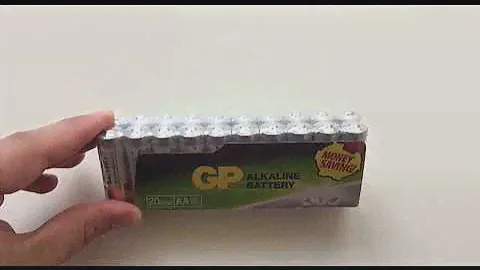 "Распаковка Батарейки GP SUPER ALKALINE 1.5 В 15AEPL-2VS20, LR6, AA 20 шт из Rozetka"