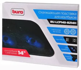 Подставка для ноутбука Buro BU-LCP140-B214H, черный