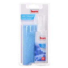 Чистящий набор (салфетки + гель) Buro BU-S/MF для экранов и оптики блистер (100мл)