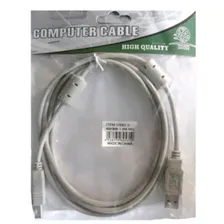 Кабель соединительный USB 2.0 Buro A-B (m-m) 5 м, серый
