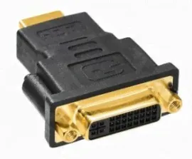 Переходник HDMI DVI BURO HDMI-19M-DVI-D(F)-ADPT черный