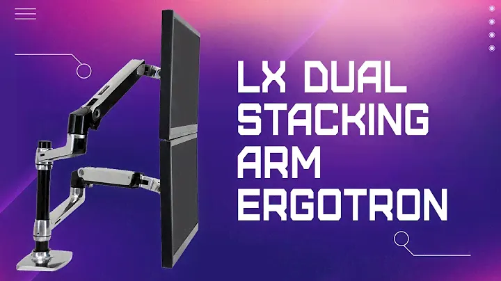 Одна хорошо, а две - лучше! Распаковка, обзор и тест кронштейна Ergotron LX Dual Stacking ARM!