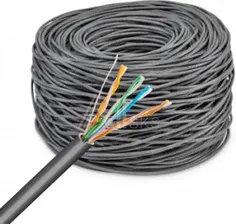 1505244 Кабель сетевой Buro BU-COP-040 UTP 4 пары cat5E solid 0.40мм Cu 305м серый