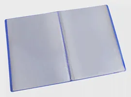 Папка с 100 прозрачными вкладышами Buro -ECB100BLUE A4 пластик 0.7мм синий (art.: 3920bf6da0030)