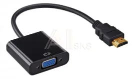 1478159 Переходник Buro HDMI (m) VGA (f) 0.1м (HDMI-M-VGA-F)