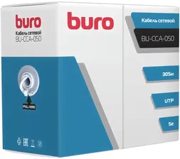 BURO BU-CCA-050 UTP 4 пары кат.5E серый Кабель сетевой