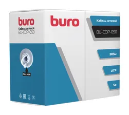 Витая пара Buro UTP кат.5e 4 пары CU 305м. (BU-COP-050)