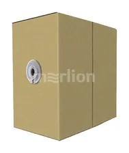 Кабель сетевой Buro UTP 4 пары cat5E solid 0.50мм Cu 305м серый
