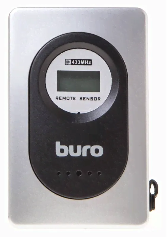 Термометр Buro H999E/G/T серебристый/черный