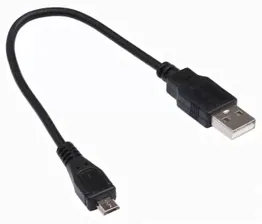 Кабель Buro USB A(m) micro USB B (m) 0.2м черный