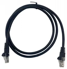 Патч-корд Buro UTP 4 пары cat5E CCA molded 1м черный RJ-45 (m)-RJ-45 (m)