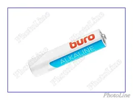 Батарея алкалиновая щелочная Buro Alkaline LR03 AAA мизинчиковая поштучно из упаковки - New