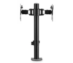 Кронштейн для мониторов ЖК Buro M062, 17"-27" макс.8кг потолочный поворот и наклон верт.