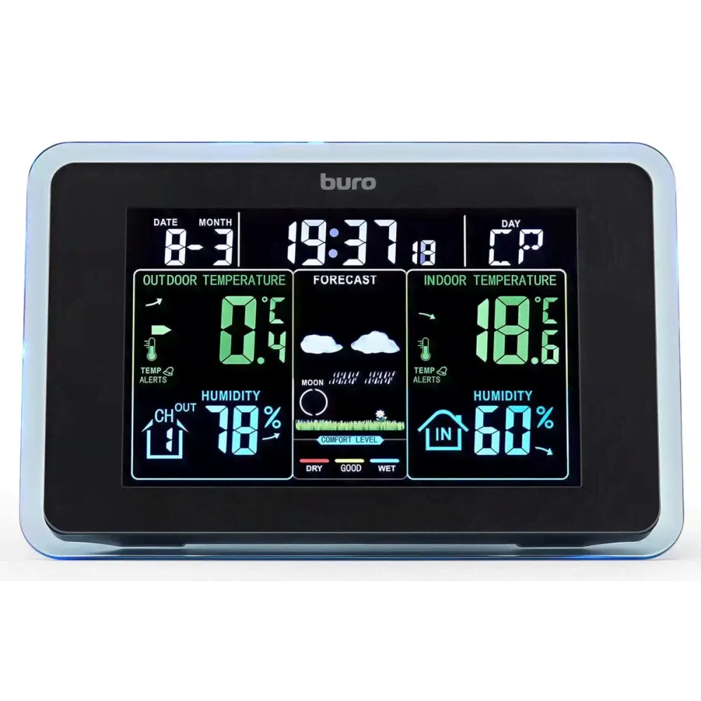 Метеостанция Buro BU-WSH168-COLOR-0