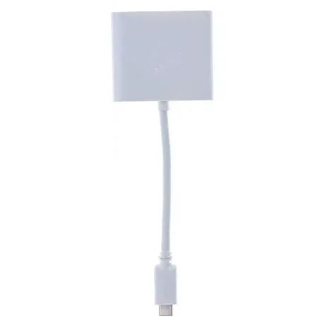 Переходник Buro BHP RET TPC-HDM USB Type-C (m) HDMI (f) USB 3.0 A(f) USB Type-C (f) белый