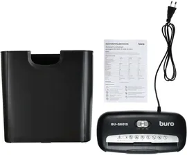 Intimus Шредер Buro Home BU-S601S (секр.Р-1)/ленты/6лист./10лтр./пл.карты уничтожители бумаги (шредеры)