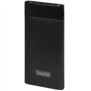 Повербанк 12000 мАч Buro RLP-12000-B LiIon 2.1A+2.1A черный 2xUSB-0