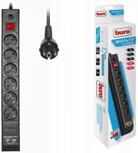 Сетевой фильтр Buro BU-SP5_USB_2A-B