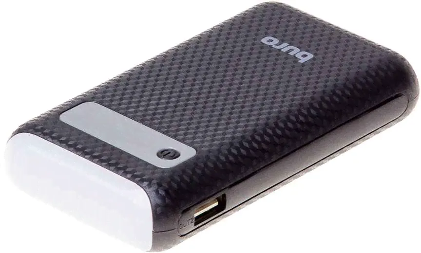 Внешний аккумулятор (Power Bank) Buro RC-7500A-B, 7500мАч, черный